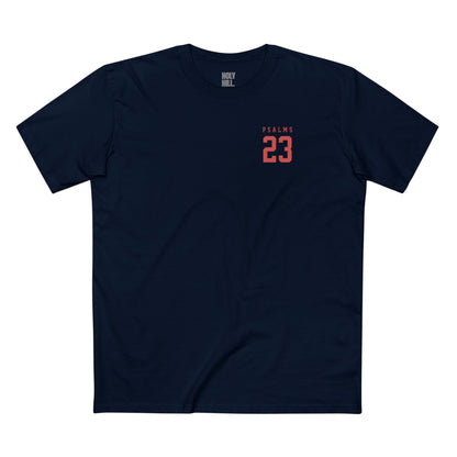 Holy Hill Red Shepherd Pocket Logo Tee