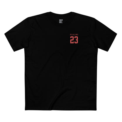 Holy Hill Red Shepherd Pocket Logo Tee
